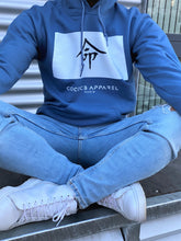 Load image into Gallery viewer, Men's Chalk Blue Hoodie (jp-fate/destiny)