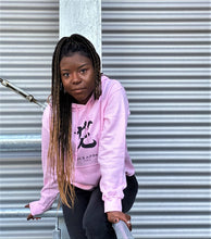 Load image into Gallery viewer, Women's Soft Pink Hoodie (jp-flower)