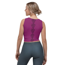 Carica l'immagine nel visualizzatore di Gallery, Yoga Crop Top magenta