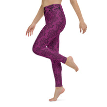 Load image into Gallery viewer, Magenta Yoga Leggings