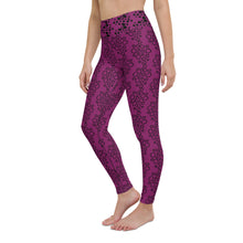 Load image into Gallery viewer, Magenta Yoga Leggings