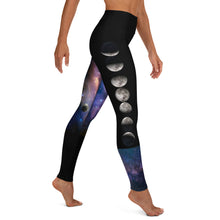 Load image into Gallery viewer, Moon Phase Yoga Leggings