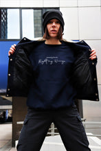 Load image into Gallery viewer, Women's Navy Blue Sweatshirt (RmW)