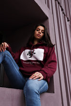 Load image into Gallery viewer, Women's Burgundy Hoodie (jp-dream)