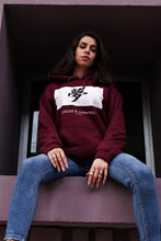 Load image into Gallery viewer, Women's Burgundy Hoodie (jp-dream)