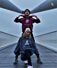 Load image into Gallery viewer, Men's Burgundy Hoodie (jp-dream2)