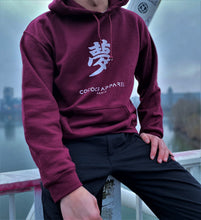 Load image into Gallery viewer, Men's Burgundy Hoodie (jp-dream2)