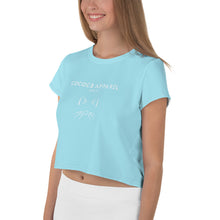 Load image into Gallery viewer, The BabyBlue Kitty Cropped T-Shirt