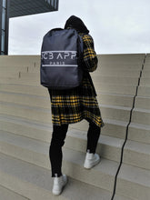 Load image into Gallery viewer, Grey/White Backpack