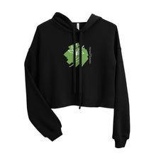 Load image into Gallery viewer, Women's Cropped Cut Hoodie (flower)