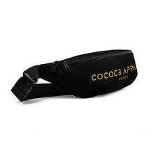 Load image into Gallery viewer, Gold on black Bum Bag
