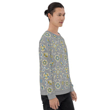 Load image into Gallery viewer, Men's Grey Sweatshirt (floral)