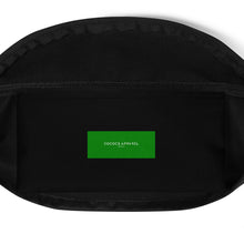 Load image into Gallery viewer, Black & Leaf Green Bum Bag