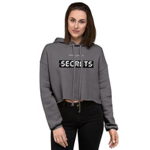 Load image into Gallery viewer, Women's Cropped Cut Hoodie (secrets)