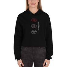 Load image into Gallery viewer, Women's Cropped Cut Hoodie (kisses)