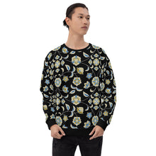 Load image into Gallery viewer, Men's Black Sweatshirt (floral)