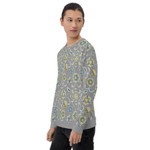 Load image into Gallery viewer, Men's Grey Sweatshirt (floral)
