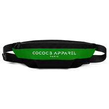 Load image into Gallery viewer, Black & Leaf Green Bum Bag