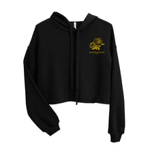Load image into Gallery viewer, Women's Cropped Cut Hoodie Embroidered (rose)
