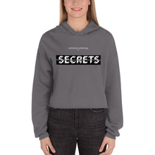 Load image into Gallery viewer, Women's Cropped Cut Hoodie (secrets)