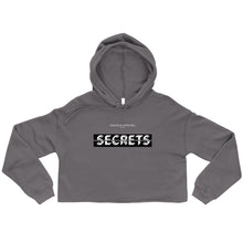 Load image into Gallery viewer, Women's Cropped Cut Hoodie (secrets)