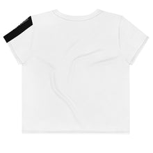 Load image into Gallery viewer, The White CatWalk Cropped T-Shirt