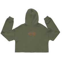 Load image into Gallery viewer, Women's Cropped Cut Hoodie (kisses)