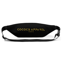 Load image into Gallery viewer, Gold on black Bum Bag