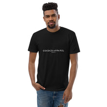 Load image into Gallery viewer, Men's Short Sleeve Classic White on Black T-Shirt