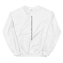 Load image into Gallery viewer, Men's White Sweatshirt (wwbswwa)