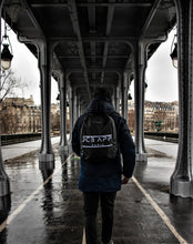 Load image into Gallery viewer, Black/White Backpack
