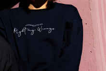 Carica l&#39;immagine nel visualizzatore di Gallery, Felpa blu marino donna (RmW)
