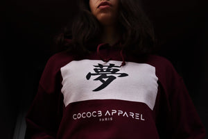 Women's Burgundy Hoodie (jp-dream)