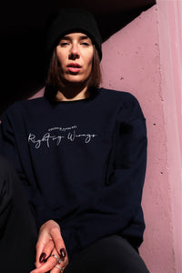 Felpa blu marino donna (RmW)