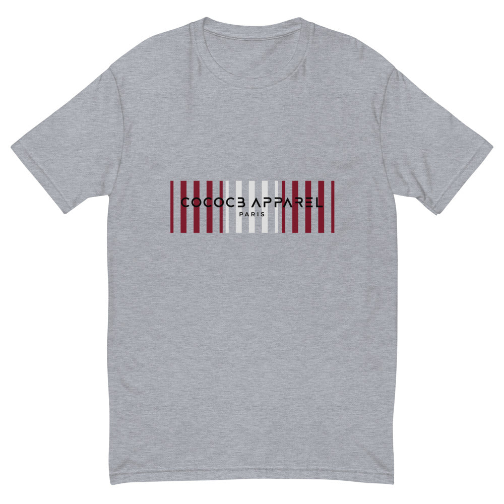 Men's Short Sleeve Grey T-Shirt (barcode)